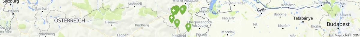 Kartenansicht für Apotheken-Notdienste in der Nähe von Hollenthon (Wiener Neustadt (Land), Niederösterreich)